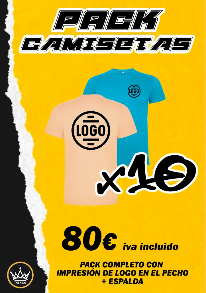 Pack 10 Camisetas