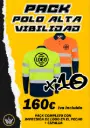 Pack 10 Polos Alta Visibilidad