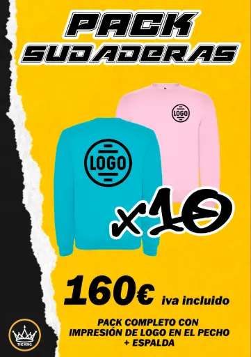 Pack 10 Sudaderas 